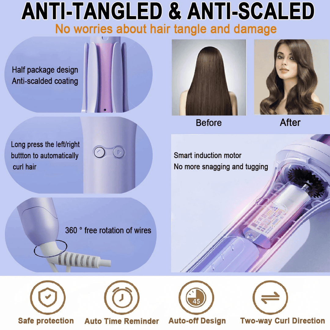 Automatic Hair Curler Stick